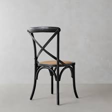 Black metal kitchen chairs with wood seat cooler grilling. Bistro Dining Side Chair Dining Chair Williams Sonoma