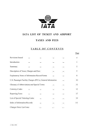 Banks do not factor in the stamp duty and registration charges as part of the. Iata List Of Ticket And Airport Taxes And Fees