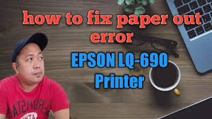 You need to install a driver to use on computer or mobiles. Epson Lq 690 Printer Paper Out Error Youtube