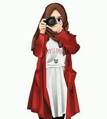 Kumpulan animasi muslimah berhijab syari illustration hd. Potret Muslimah Photos Facebook