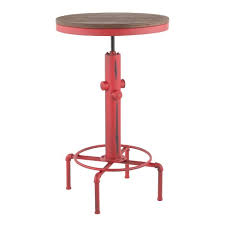 Check spelling or type a new query. Hydra Industrial Adjustable Bar Table Red Lumisource Target
