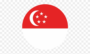 Abstract blue white red waving ribbon flag. Country Singapore Flag Round Png Free Transparent Png Clipart Images Download
