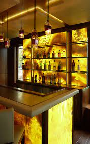 Maybe you would like to learn more about one of these? Continuous Backsplashes With Onyx Slabs On Countertops Bar Counter Design Home Bar Designs Bars For Home