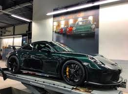 Porsche 991 2 Gt3 Painted In Paint To Sample Forest Green Metallic Photo Taken By Juergenniemuth On Voiture De Sport Porsche Porsche 911 Gt3 Voitures Porsche