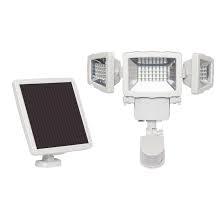 Solar powered motion activated outdoor light. Westinghouse Solar Lighting Intelligent Triple Head Led Solar Powered Outdoor Security Flood Light With Motion Sensor Reviews Wayfair