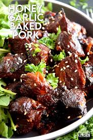 Equip your kitchen with necessities like measuring cups and spoons, mixing bowls, colanders and kitchen utensils. Honey Garlic Baked Pork Bites Lord Byron S Kitchen