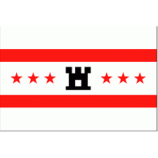 tafelvlag drenthe 10x15cm vlaggenclub vlaggen vlag vergadertafel