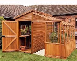 Shed With Adjoining Greenhouse How To Incorporate A Playhouse Too Greenhouse Shed Building A Shed Greenhouse Plans