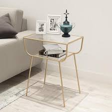 Check wayfair's vast choice of top brands & styles and get great discounts daily. Nordic Tea Table And A Few Modern Creative Simple Metal Gold Corner Sofa Wrought Iron Ark Of Bedside Table Bedside Table Aliexpress