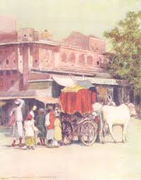 INDIA. A native bull-cart, Jaipur 1905 old antique vintage print picture – Antiquemapsandprints.com