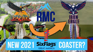Six flags great america is thrilled to welcome to our amusement park guests from all around chicago, and a very special welcome to all of our international guests. Rmc American Eagle 2021 Six Flags Great America S Next Coaster Youtube