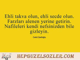 Cahit Zarifoglu Dini Sozleri Ehli Takva Olun Ehli Secde Olun Farzlari Alenen Tintin