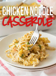 Bring a large pot of generously salted water to a boil. Easy Chicken Noodle Casserole I Wash You Dry