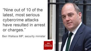 Robert ben lobban wallace (born 15 may 1970), known as ben wallace, is a british conservative party politician. Cyber Crime Security Minister Ben Wallace S Claim About Arrests Unpicked Bbc News