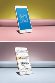 Placeit Gold Iphone 8 Mockup Standing Angled On A Rolled Up Paper Gold Iphone Iphone Mockup Iphone