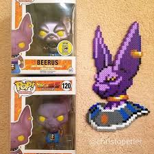 Figures can be submitted during merch mondays. Beerus Pop Vs Pixel Wish I Could Make The Full Body But I M Not Committed To Making Ginormous Dbz Spr Perler Beads Designs Perler Bead Patterns Perler Beads
