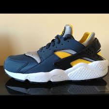 Black And Yellow Nike Huaraches Blue Yellow Nike Huarache Sneakers Nike Huaraches