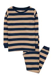 Leveret Striped Cotton Pajama Set Toddler Little Boys Big Boys Hautelook