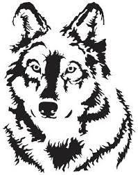 New Custom Screen Printed T Shirt Wolf Silhouette Animal Small Screen Printing Designs Wolf Silhouette Wolf Stencil