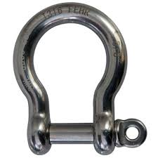 5 8 Type 316 Stainless Steel Screw Pin Bow Shackle 16mm