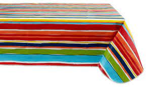 At fabricgateway.com find thousands of fabric categorized into thousands of categories. Summer Stripe Vinyl Tablecloth 70 R Contemporary Tablecloths By Design Imports Houzz