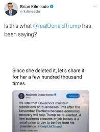 When amazon pulled out, she was positively giddy. Matthew Gertz On Twitter Here S Brian Kilmeade The Dumbest Man On Television Whose Fox News Show Is Nonetheless Appointment Viewing For The President Sharing A Fake Aoc Tweet A Few
