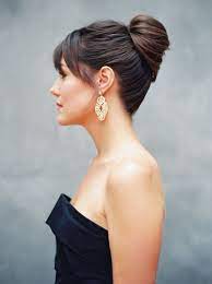 What S Your Favorite Detail In This Shoot We Love The Black Dress Short Wedding Hair Simple Wedding Hairstyles Updo Bridesmaid Updo