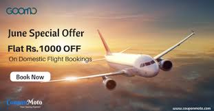 Goomo S June Special Offer Flat Rs 1000 Off On Domestic Flight Booking Flights Travel Flight Ticke With Images Domestic Flights International Flight Booking Offer