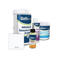 Aqua glass bathtub repair kit. Bathworks 22 Oz Diy Bathtub Refinish Kit With Slipguard In White Bwns 07 The Home Depot