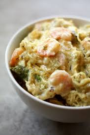 Spaghetti Squash Shrimp Alfredo Seafood Recipes Recipes Healthy Recipes
