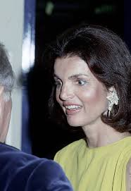 Jackie Onassis during Jackie Onassis At Post Party After The Ballet...