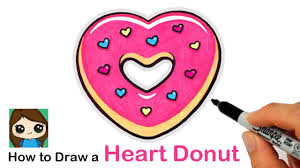 See more of valentine's drawings on facebook. How To Draw A Heart Donut Valentines Donut Youtube Cute Drawings Valentine Drawing Valentines Day Drawing