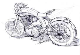 Motor Cizimi Cizim Eskiz Cizimler