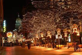 16th Street Mall Lights Denver Denver Travel Denver Travel Guide Denver 16th Street Mall
