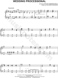 Wedding Processional From The Sound Of Music Sheet Music Piano Solo In C Major Download Print Sound Of Music Sheet Music Piano Music