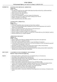 In addition to this diesel mechanic cv example, the following writing tips will help you make sure you create a cv that will catch the attention of employers and improve your chances of being hired cv templates by industry and job title. Apprentice Mechanic Resume Samples Velvet Jobs