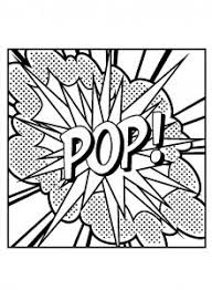 Coloring Page Roy Lichtenstein To Download For Free Pop Art For Kids Famous Pop Art Lichtenstein Pop Art