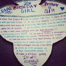 Checklist 21 Things To Do On Your 21st Birthday Instagram Photo By Franilow Franilow Via Iconosquare 21st Birthday Sign 21st Bday Ideas 21st Birthday Gifts