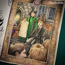 Download Harry Potter Coloring Book Polychromos Inktense Posca Coloring
