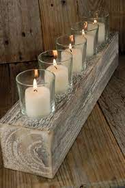 Candles Accents 12 Candle Decor Wood Candles Diy Candle Holders