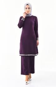 Sefamerve Payetli Tunik Pantolon Ikili Takim 4116 04 Mor Moda Stilleri Giyim Elbise Modelleri