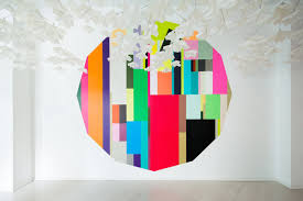 Transform Your Walls Floors And Furniture With Tape By Haru Stuck On Design Design Tape Colorful Interior Design Design Milk