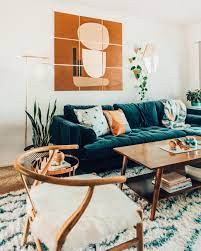 Blue Velvet Sofa In California Beach Style Living Room Blue Velvet Sofa Living Room Teal Sofa Living Room Velvet Sofa Living Room
