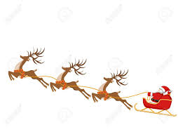 Solidemment ancré sur son traineau magique, il vole dans le ciel et parcout le monde entier pour déposer à tous les enfants les cadeaux dont ils rêvent. Nouvel An Noel Dessin De Cerf Et Traineau Du Pere Noel En Couleur Illustration Banque D Images Et Photos Libres De Droits Image 85700446
