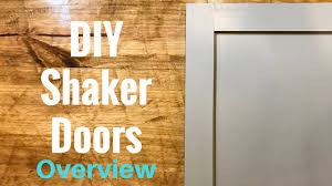 diy shaker cabinet doors part 1