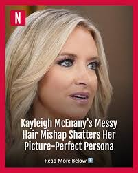 Conservative personality Kayleigh McEnany is usually put together, so her  messy, unpolished hairstyle during a Fox News segment was quite a surprise.
