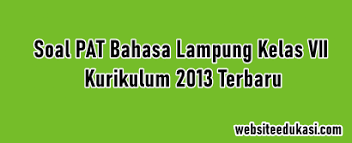 We did not find results for: Soal Pat Bahasa Lampung Kelas 7 K13 Tahun 2021