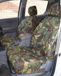 Totally covers camouflage car seat covers w 5 (2 front + 3 rear) headrest covers: Toyota Hilux Seat Covers 2005 To 2015 4x4x4 Uk