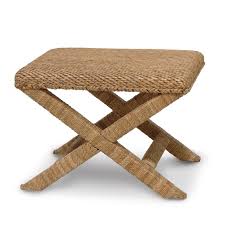Palecek Soleil Cross Stool Furniture Stool Handmade Furniture