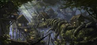 Phantom village is the only town not represented by a town icon on the map, instead just being situated in the center of a patch of forest.the best items, weapons, armor, and magic can. Hidden Village By Skyrisdesign On Deviantart Fantasy Concept Art Forest Village Fantasy Landscape